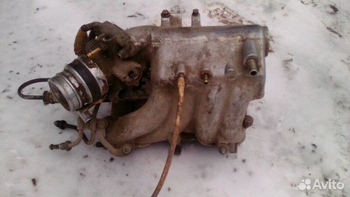 Выпускной ресирвер с дроссельной заслонкой на ваз