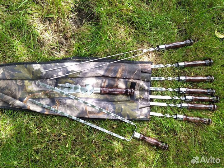 Набор подарочный из 6 шампуров и др. предметов