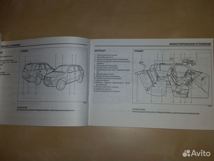 Книга Grand Vitara, мотор yamaha F2.5A,F4B,F5B,F6C