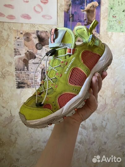 Salomon Techamphibian 3w треккинговые кроссовки