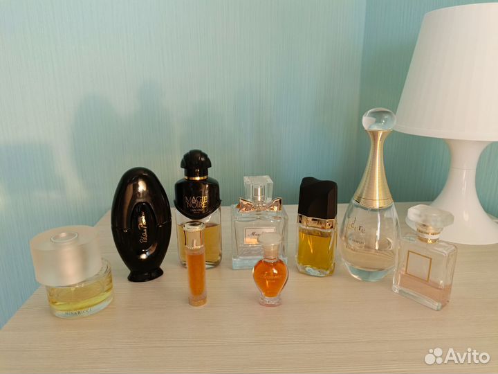 Парфюм,оригинал, полные и остатки во флаконах