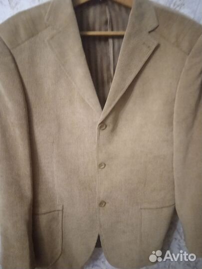 Пиджак мужской 52-54 р цвет кофе с молоком ОАЭ