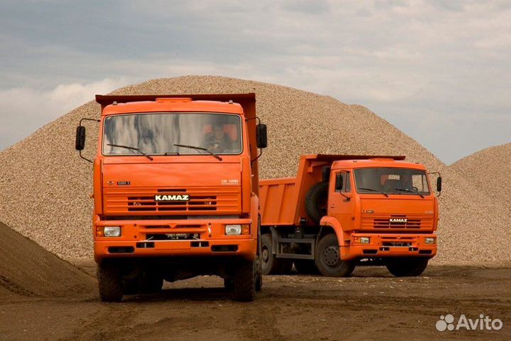 Песок щебень доставка