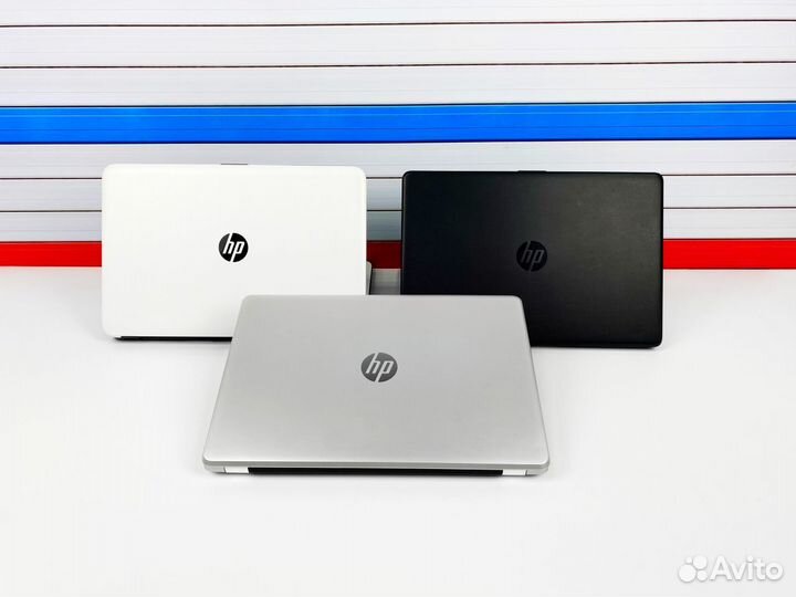 Ноутбуки HP в разных цветах на AMD + SSD + 15.6