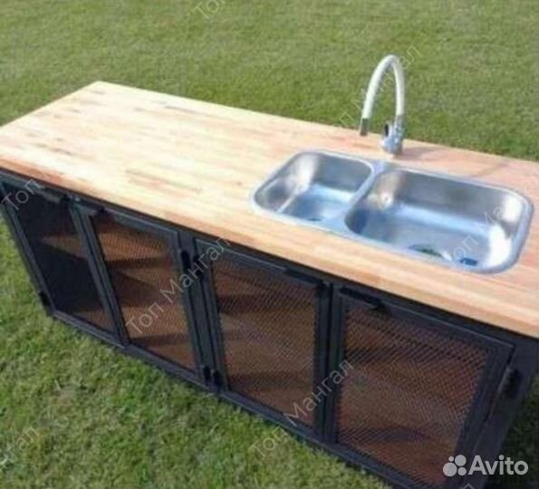 Мангальная зона кухня