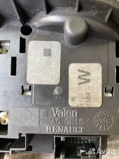 Подрулевой переключатель renault clio 3