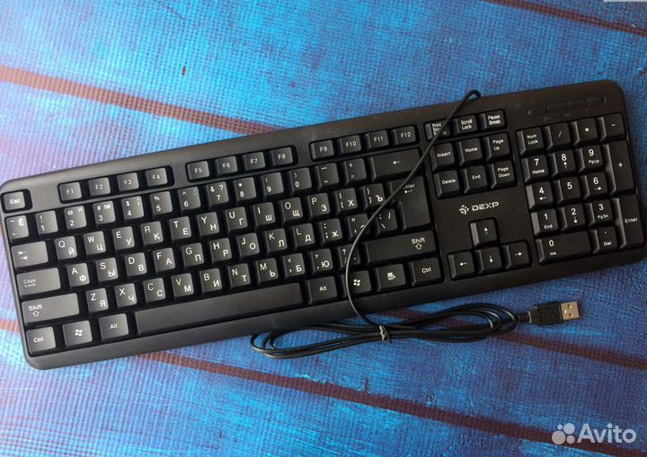 Новая проводная клавиатура фирмы Dexp