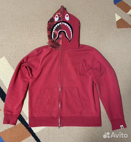 Zip hoodie bape shark