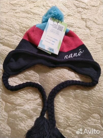 Шапка для девочки 12/24 месяца Nano Канада