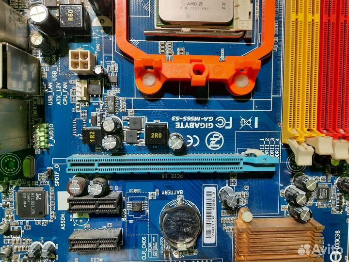 Мат плата Gigabyte AM2+ DDR2 и Проц (отпр. по РФ)