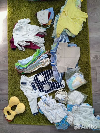 Одежда на мальчика с рождения 0-3 м пакетом