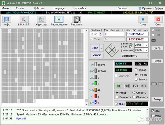 Жесткий диск 1 тб WD blue