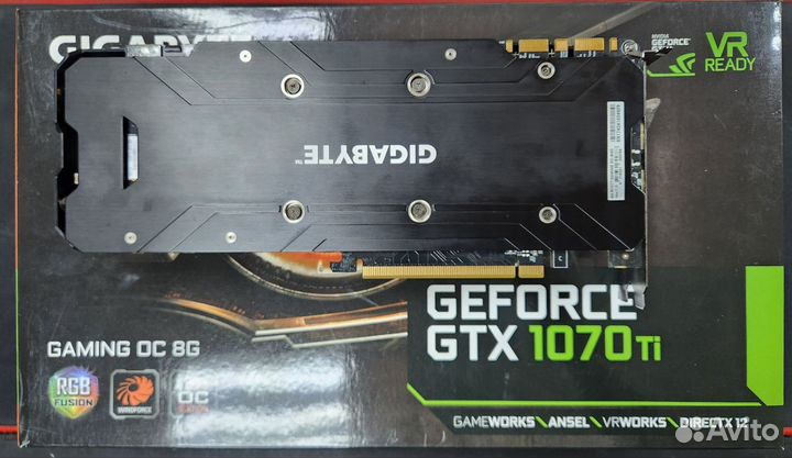 Geforce GTX1070Ti 8Gb Gigabyte Gaming OC