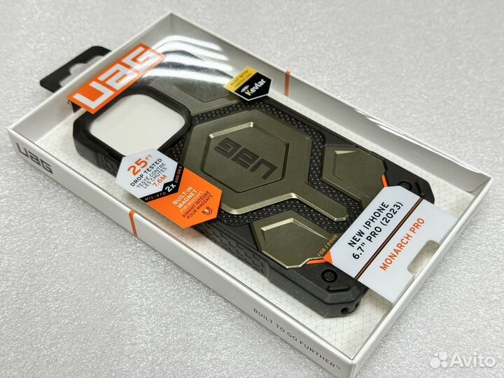 Magsafe Uag Monarch Pro 15 Pro MAX Kevlar Green