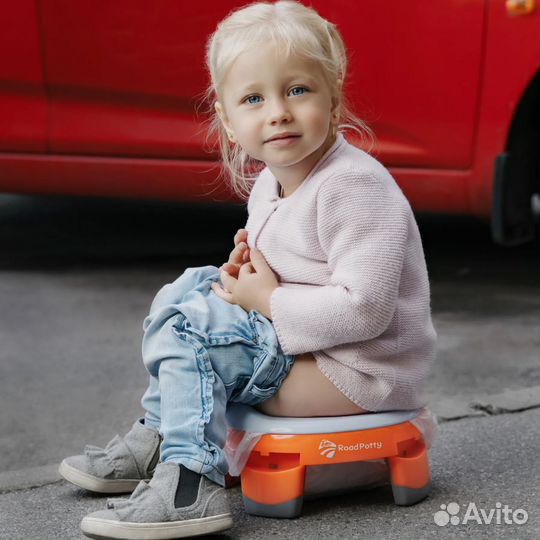 Дорожный горшок насадка на унитаз HandyPotty