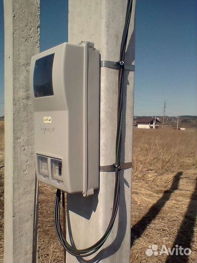 Столб под электричество монтаж 220в 380в