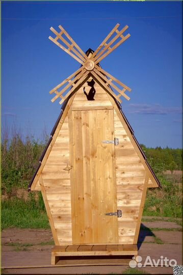 Уличный туалет с установкой