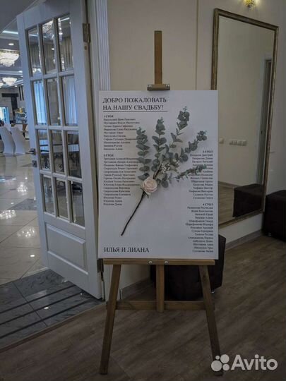 План рассадки гостей