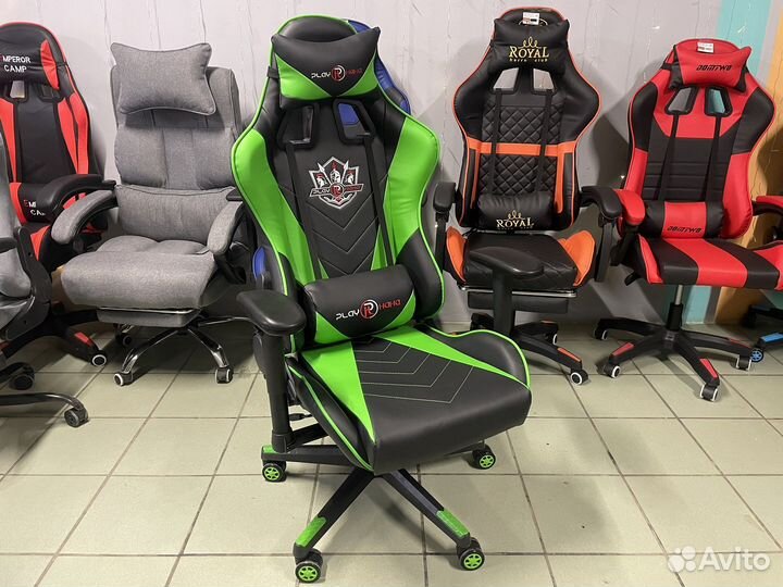 Игровое кресло компьютерное кресло кожа