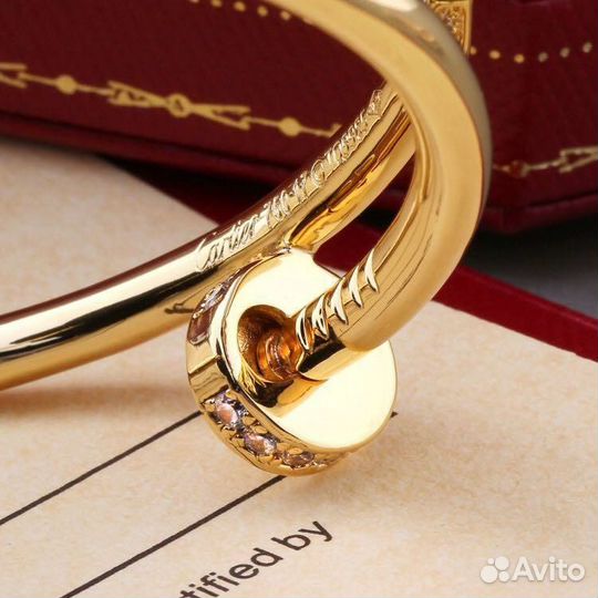 Браслет с цирконами Cartier премиум качество