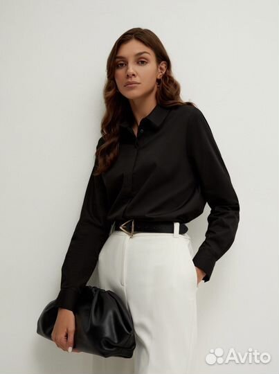 Черная рубашка zarina новая