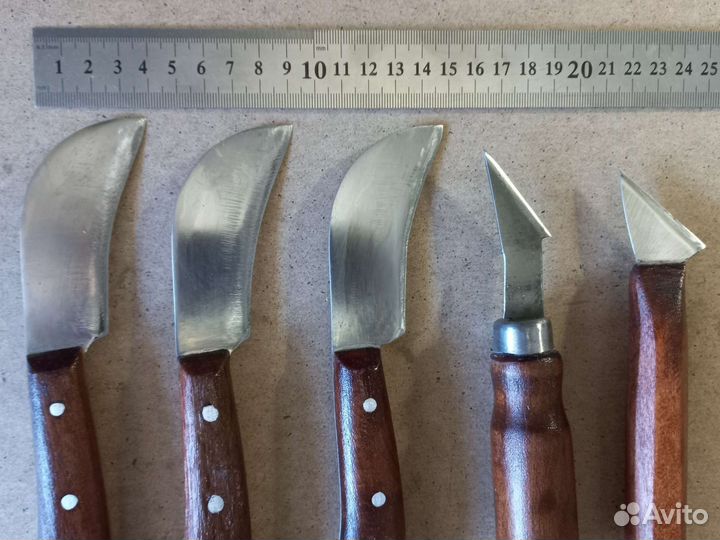 Ножи для работы с кожей, деревом