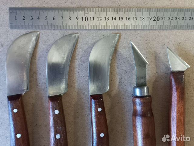 Ножи для работы с кожей, деревом