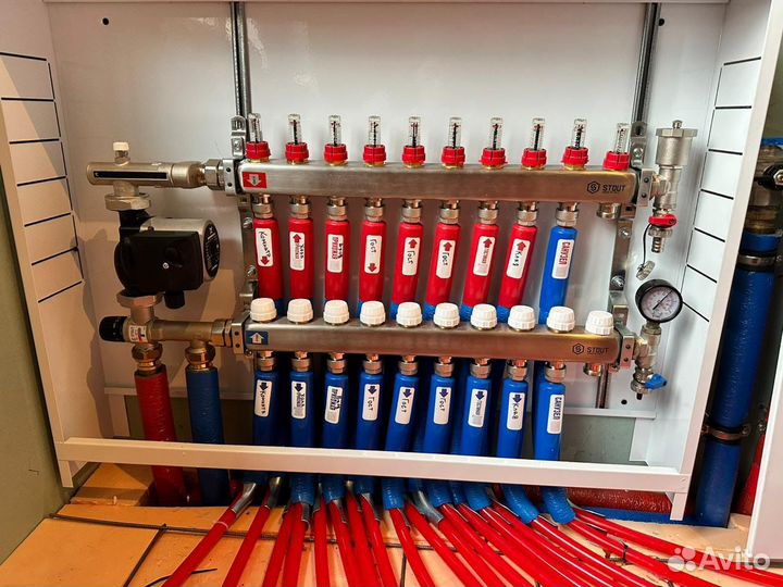 Монтаж водяного теплого пола