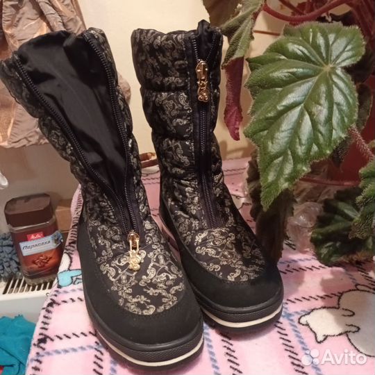 Зимние дутики детские