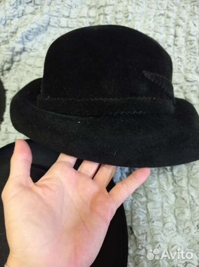 Шляпа женская черная