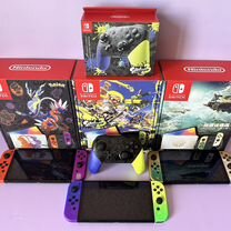 Nintendo Switch OLEd Zelda/Splatoon/Pokemon/Белый