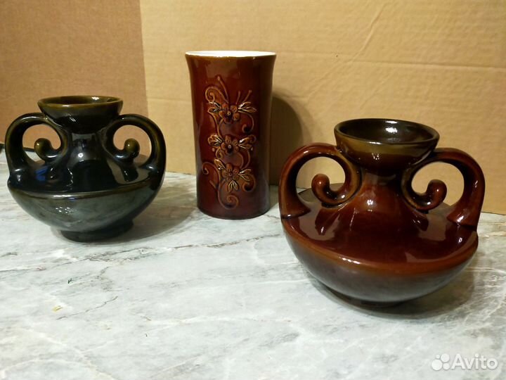 Вазочки керамические. СССР