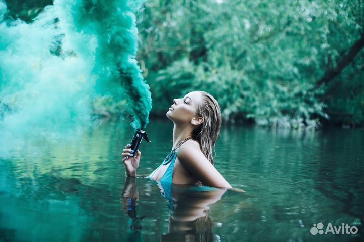 Цветной дым для свадебных и праздничных фотосессий