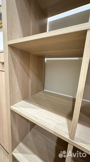 Стеллаж IKEA беленый дуб