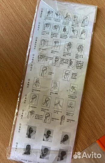 Голова манекен с волосами