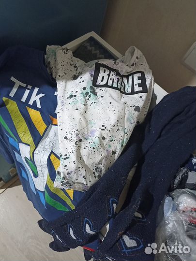 Вещи на мальчика коробка