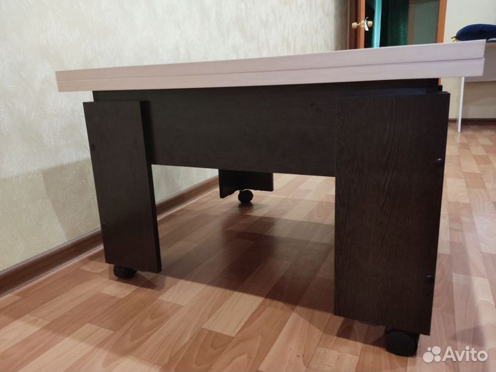 Стол трансформер журнальный обеденный