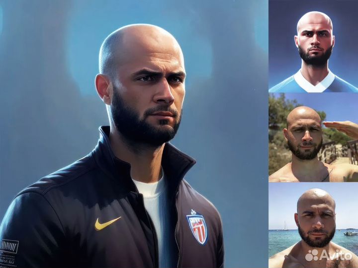 Портрет по фото, аватар нейросеть