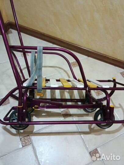 Санки с колёсиками Тимка