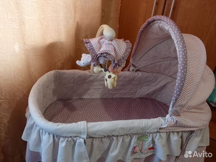 Велосипед трёхколёсный люлька электрокачели