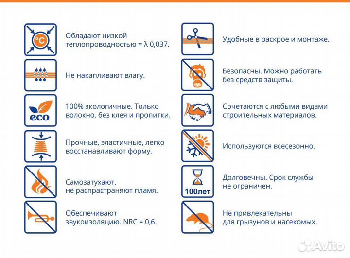 Утеплитель холофайбер Строй+