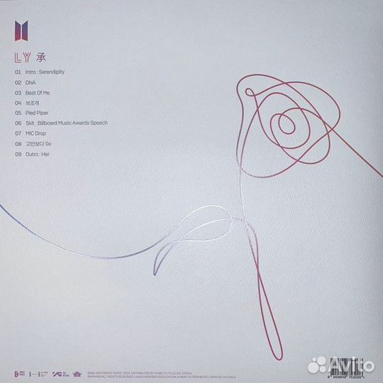 Виниловая пластинка BTS - Love Yourself: Her (Blac