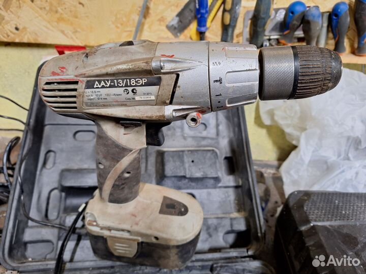 Ударная дрель шуруповерт Интерскол дау-13/18эр