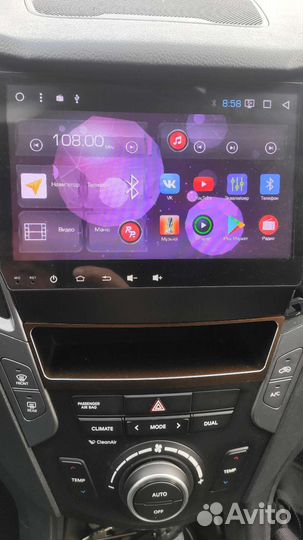 Для santa fe DM Магнитола 2din android