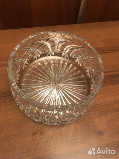 Хрустальная ваза для фруктов