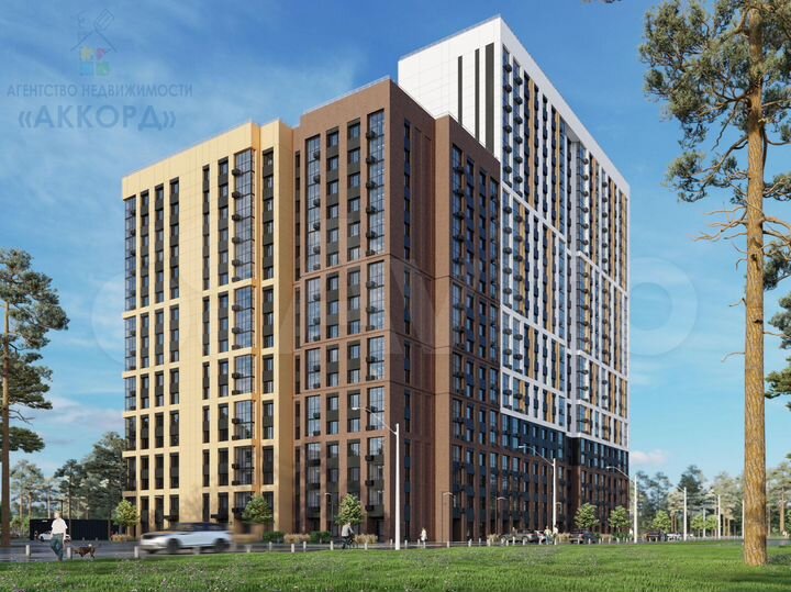 2-к. квартира, 59,9 м², 6/24 эт.