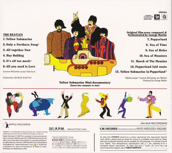 The Beatles - Yellow Submarine (1 CD)