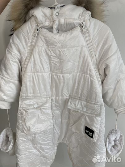Orso bianco комбинезон 68-86 (до -25) зима