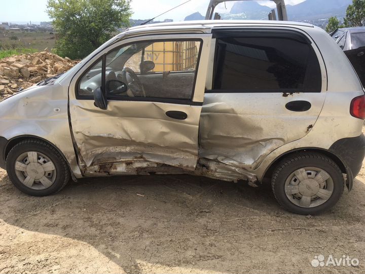 Daewoo Matiz 0.8 МТ, 2008, битый, 175 000 км