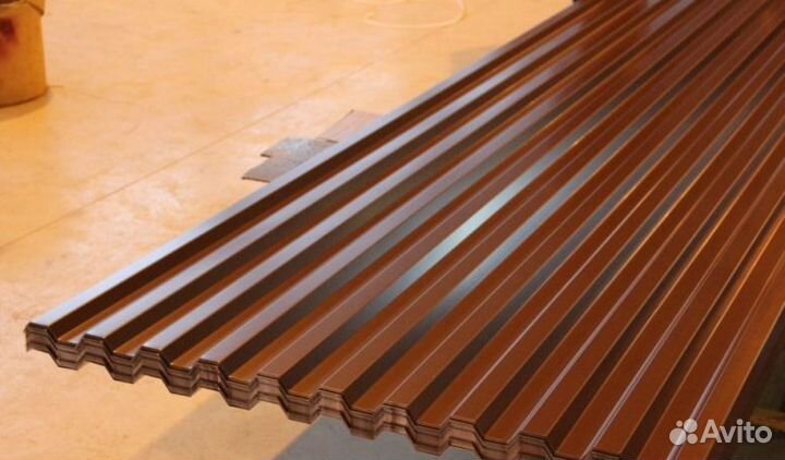 Оцинкованный профнастил С21 6х1,05м